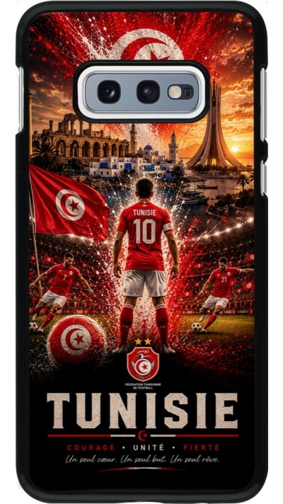 Samsung Galaxy S10e Case Hülle - Fussball Tunesien splash 2026