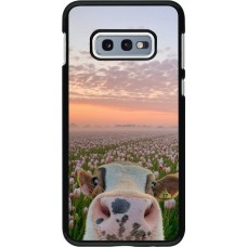 Samsung Galaxy S10e Case Hülle - Cow with tulips 2026