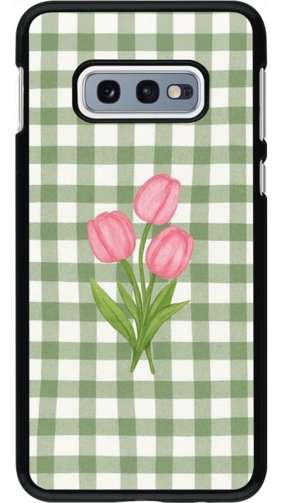 Samsung Galaxy S10e Case Hülle - Green vichy tulips 2026