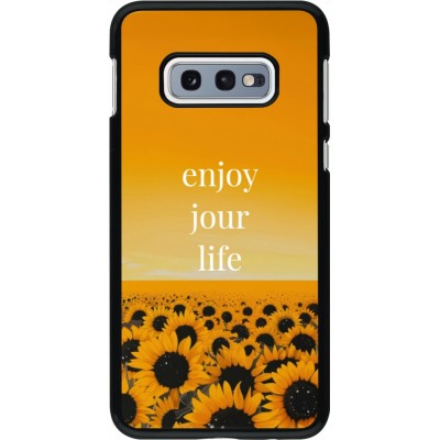 Samsung Galaxy S10e Case Hülle - Summer 2025 Enjoy your life