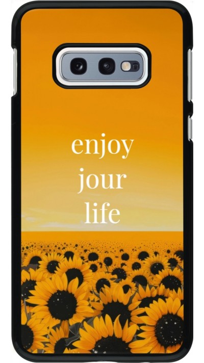 Samsung Galaxy S10e Case Hülle - Summer 2025 Enjoy your life