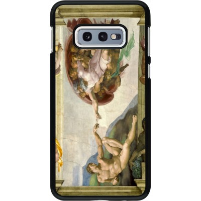 Samsung Galaxy S10e Case Hülle - Kunstbild - Die Erschaffung Adams - Michelangelo