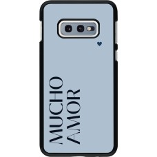 Samsung Galaxy S10e Case Hülle - Valentine 2024 mucho amor azul