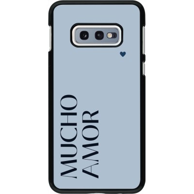 Samsung Galaxy S10e Case Hülle - Valentine 2024 mucho amor azul