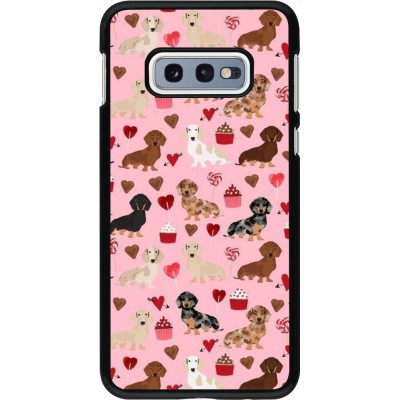 Samsung Galaxy S10e Case Hülle - Valentine 2024 puppy love
