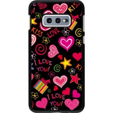 Samsung Galaxy S10e Case Hülle - Valentine 2023 love symbols