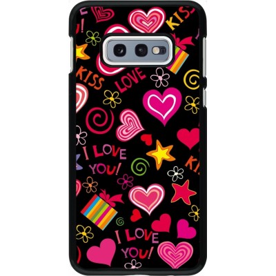 Samsung Galaxy S10e Case Hülle - Valentine 2023 love symbols