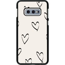 Samsung Galaxy S10e Case Hülle - Valentine 2023 minimalist hearts