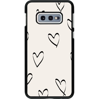 Samsung Galaxy S10e Case Hülle - Valentine 2023 minimalist hearts