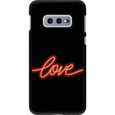 Samsung Galaxy S10e Case Hülle - Valentine 2023 neon love