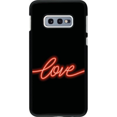 Samsung Galaxy S10e Case Hülle - Valentine 2023 neon love