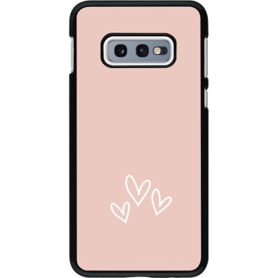 Samsung Galaxy S10e Case Hülle - Valentine 2023 three minimalist hearts
