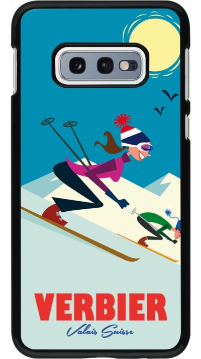 Samsung Galaxy S10e Case Hülle - Verbier Ski Downhill