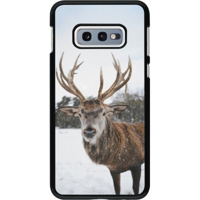 Samsung Galaxy S10e Case Hülle - Winter 25 Winter reindeer