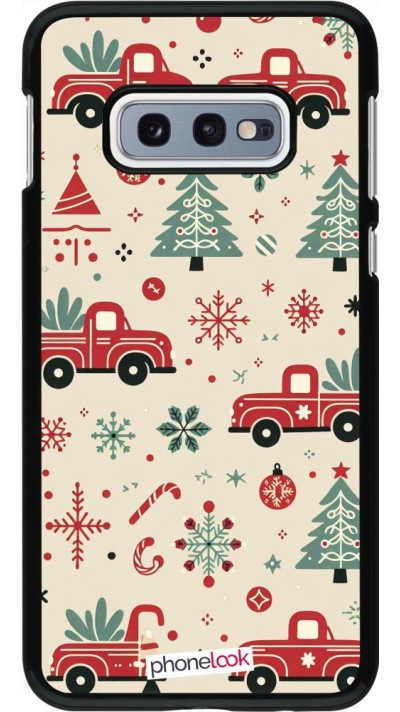 Samsung Galaxy S10e Case Hülle - Weihnachten 2024 Lkw Tanne