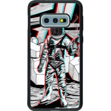 Hülle Samsung Galaxy S10e - Silikon schwarz Anaglyph Astronaut
