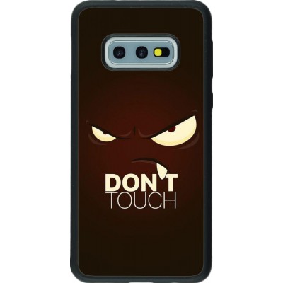 Hülle Samsung Galaxy S10e - Silikon schwarz Angry Dont Touch