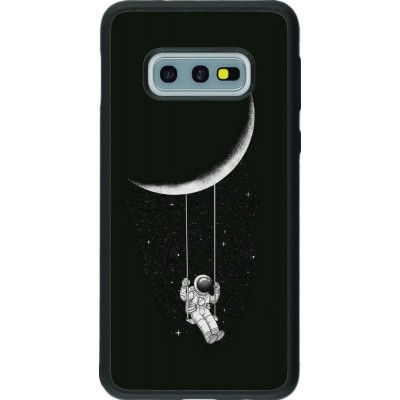 Hülle Samsung Galaxy S10e - Silikon schwarz Astro balançoire