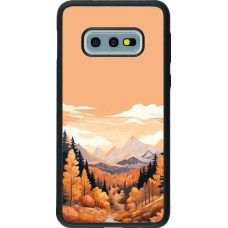 Samsung Galaxy S10e Case Hülle - Silikon schwarz Autumn 25 Mountains