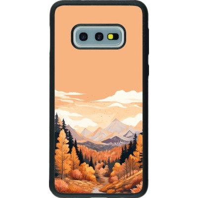 Samsung Galaxy S10e Case Hülle - Silikon schwarz Autumn 25 Mountains