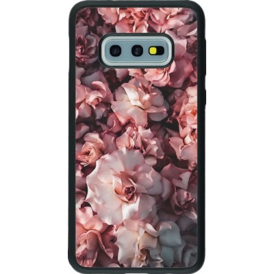 Hülle Samsung Galaxy S10e - Silikon schwarz Beautiful Roses