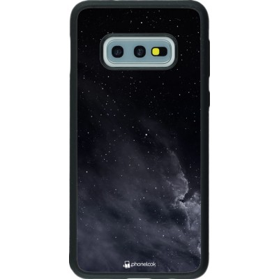 Hülle Samsung Galaxy S10e - Silikon schwarz Black Sky Clouds