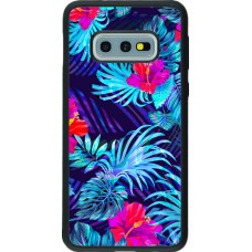 Hülle Samsung Galaxy S10e - Silikon schwarz Blue Forest