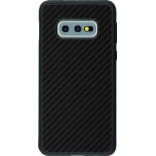 Hülle Samsung Galaxy S10e - Silikon schwarz Carbon Basic