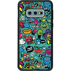 Samsung Galaxy S10e Case Hülle - Silikon schwarz Cartoons old school