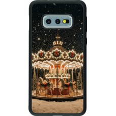 Samsung Galaxy S10e Case Hülle - Silikon schwarz Christmas 25 Carousel