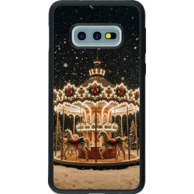 Samsung Galaxy S10e Case Hülle - Silikon schwarz Christmas 25 Carousel