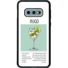Samsung Galaxy S10e Case Hülle - Silikon schwarz Cocktail Rezept Hugo