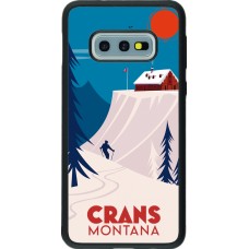 Samsung Galaxy S10e Case Hülle - Silikon schwarz Crans-Montana Cabane