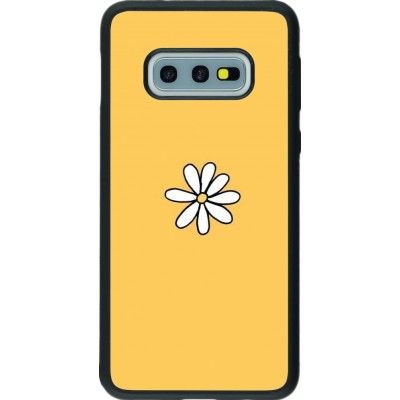 Samsung Galaxy S10e Case Hülle - Silikon schwarz Easter 2023 daisy