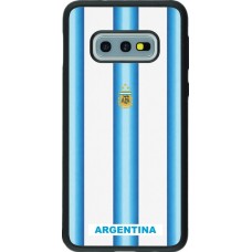 Samsung Galaxy S10e Case Hülle - Silikon schwarz Argentinien 2026 personalisierbares Fussballtrikot