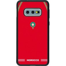 Samsung Galaxy S10e Case Hülle - Silikon schwarz Marokko 2026 personalisierbares Fussballtrikot