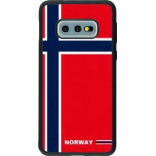Samsung Galaxy S10e Case Hülle - Silikon schwarz Norwegen 2026 personalisierbares Fussballtrikot