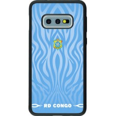 Samsung Galaxy S10e Case Hülle - Silikon schwarz Demokratische Republik Kongo 2026 personalisierbares Fussballtrikot