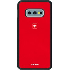 Samsung Galaxy S10e Case Hülle - Silikon schwarz Schweiz 2026 personalisierbares Fussballtrikot