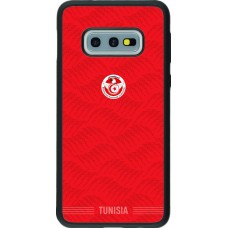 Samsung Galaxy S10e Case Hülle - Silikon schwarz Tunesien 2026 personalisierbares Fussballtrikot