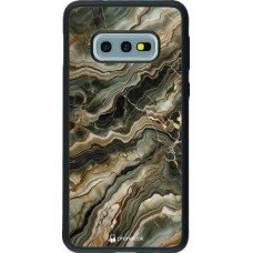 Samsung Galaxy S10e Case Hülle - Silikon schwarz Oliv Marmor