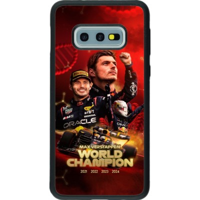 Samsung Galaxy S10e Case Hülle - Silikon schwarz Max Verstappen Champion 2023