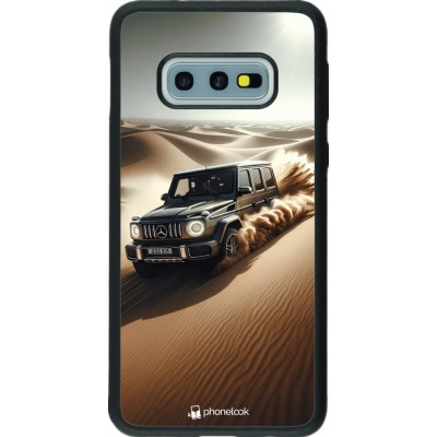 Samsung Galaxy S10e Case Hülle - Silikon schwarz Mercedes G Drift Wueste