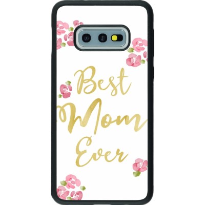 Samsung Galaxy S10e Case Hülle - Silikon schwarz Mom 2024 best Mom ever