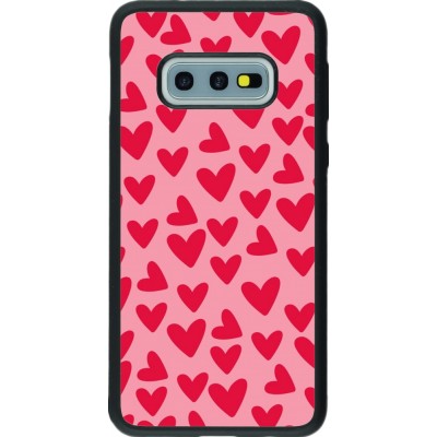 Samsung Galaxy S10e Case Hülle - Silikon schwarz Mom 2024 kleine Herzen