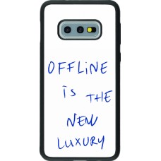 Samsung Galaxy S10e Case Hülle - Silikon schwarz Offline is the new luxury