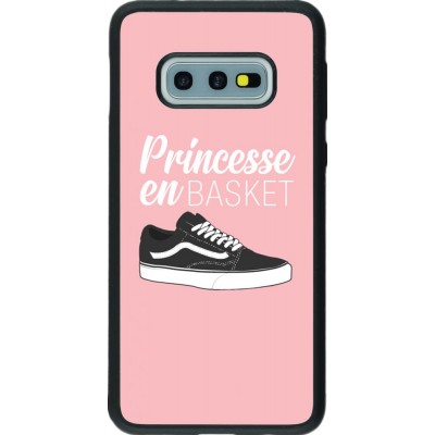 Hülle Samsung Galaxy S10e - Silikon schwarz princesse en basket