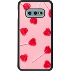 Samsung Galaxy S10e Case Hülle - Silikon schwarz Saint Valentines Day 26 Lollipop