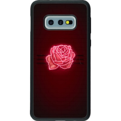Samsung Galaxy S10e Case Hülle - Silikon schwarz Spring 23 neon rose