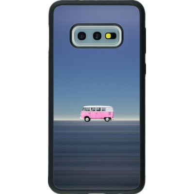 Samsung Galaxy S10e Case Hülle - Silikon schwarz Spring 23 pink bus